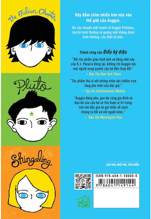 Auggie Và Tôi - Ba Câu Chuyện Về Kỳ Diệu - R.J.Palacio