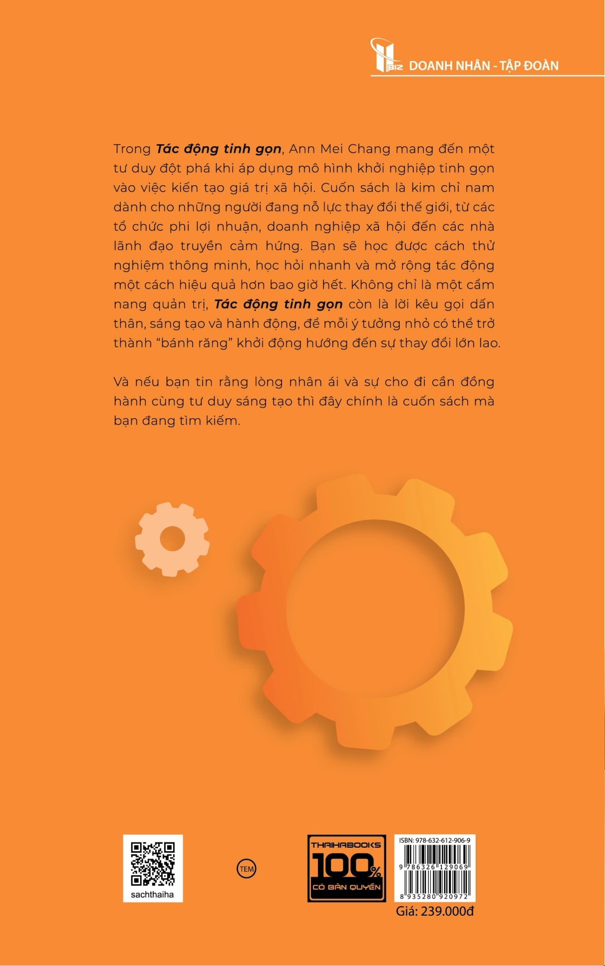 Tác động tinh gọn - Cách Đổi Mới Để Mang Lại Lợi Ích Xã Hội Lớn Hơn (Ann Mei Chang, Eric Ries)