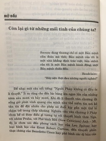 Bản mệnh của lý thuyết, văn chương và cảm nghĩ thông thường