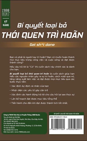 Bí Quyết Loại Bỏ Thói Quen Trì Hoãn - Jeffrey Gitomer