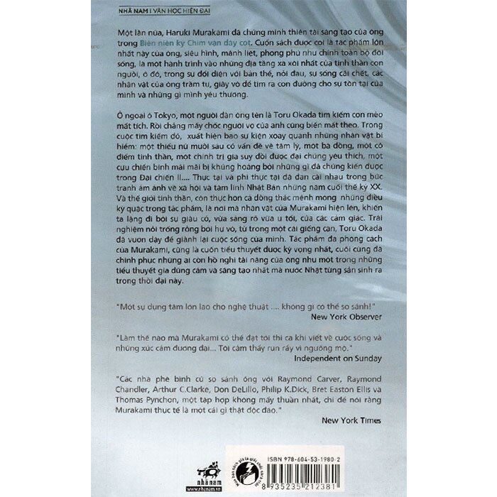 Biên Niên Ký Chim Vặn Dây Cót - Haruki Murakami