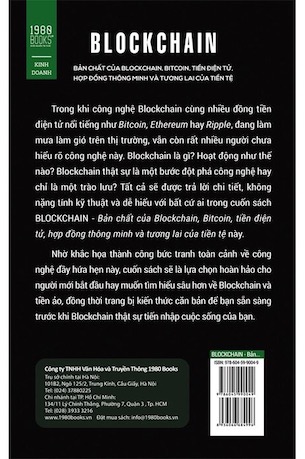 Blockchain - Bản Chất Của Blockchain, Bitcoin, Tiền Điện Tử, Hợp Đồng Thông Minh Và Tương Lai Của Tiền Tệ - Mark Gates