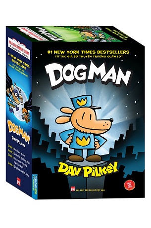 Sách Boxset Dog Man Trọn Bộ (Bộ 4 Tập) - Dav Pilkey