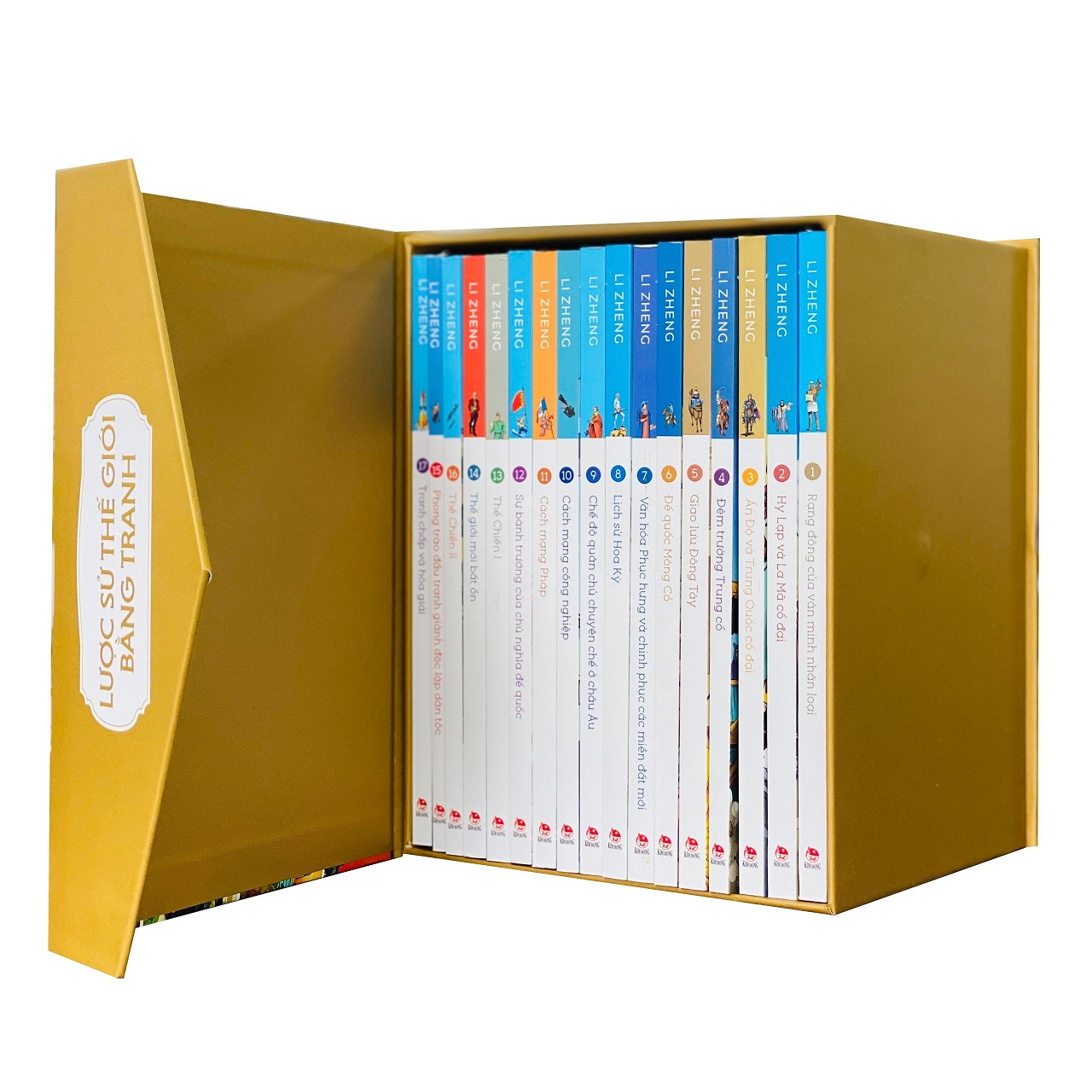 Boxset Lược Sử Thế Giới Bằng Tranh (Bộ 17 Cuốn) - Li Zheng