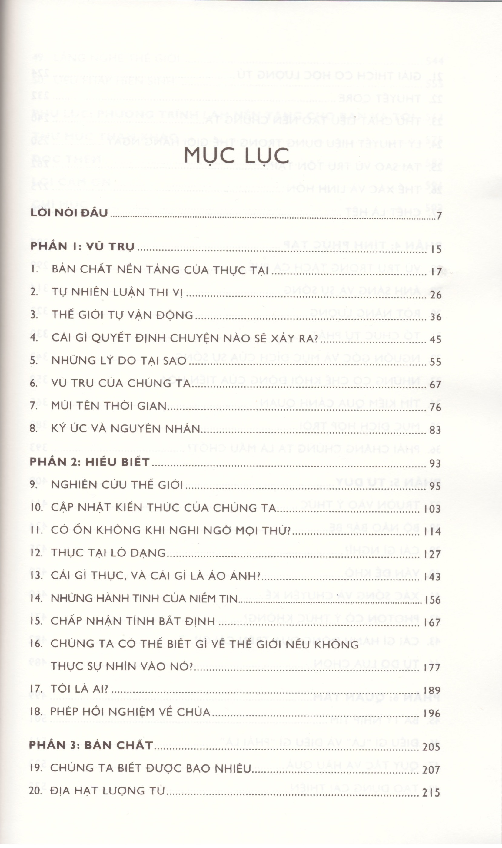 bức tranh toàn cảnh nguồn gốc của sự sống của nghĩa lý và của chính vũ trụ