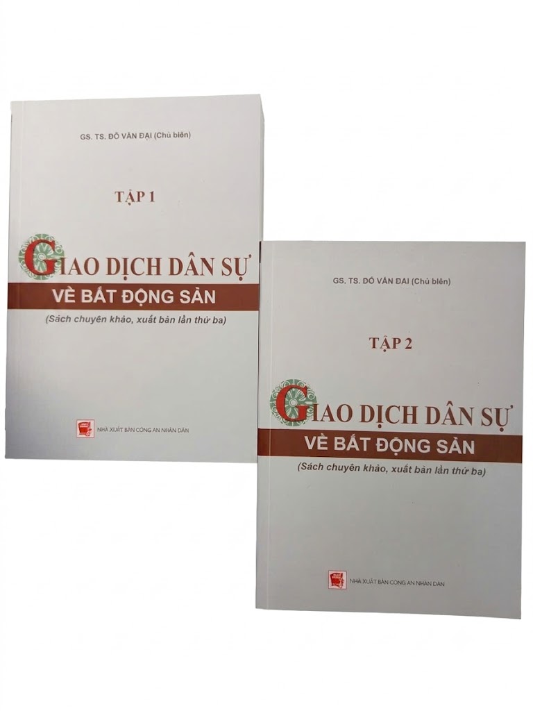 Bộ sách Giao Dịch Dân Sự Về Bất Động Sản (Bộ 2 tập) - GS.TS. Đỗ Văn Đại