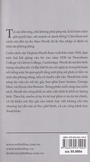 Căn phòng riêng - Virginia Woolf