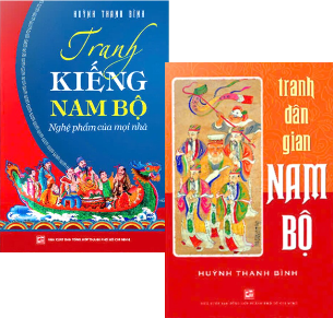 Combo (2 Cuốn Sách) Tranh Kiếng Nam Bộ - Nghệ Phẩm Của Mọi Nhà + Tranh Dân Gian Nam Bộ (Huỳnh Thanh Bình)