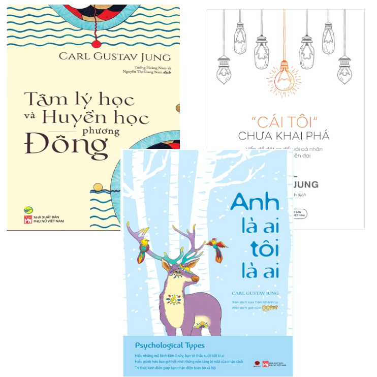 Combo ( 3 Cuốn Sách) Anh Là Ai Tôi Là Ai + Tâm Lý Học Và Huyền Học Phương Đông + Cái Tôi Chưa Khai Phá (Carl Gustav Jung)