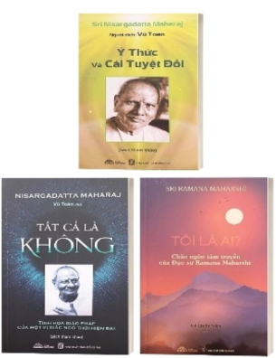 Combo (3 Cuốn Sách) Ý Thức Và Cái Tuyệt Đối + Tất Cả Là Không + Tôi Là Ai (Sri Nisargadatta Maharaj)