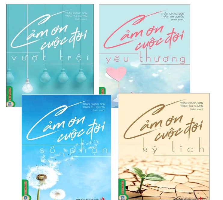 Combo (4 Cuốn Sách) Cảm Ơn Cuộc Đời: Số Phận + Yêu Thương + Kỳ Tích + Vượt Trội (Trần Giang Sơn)