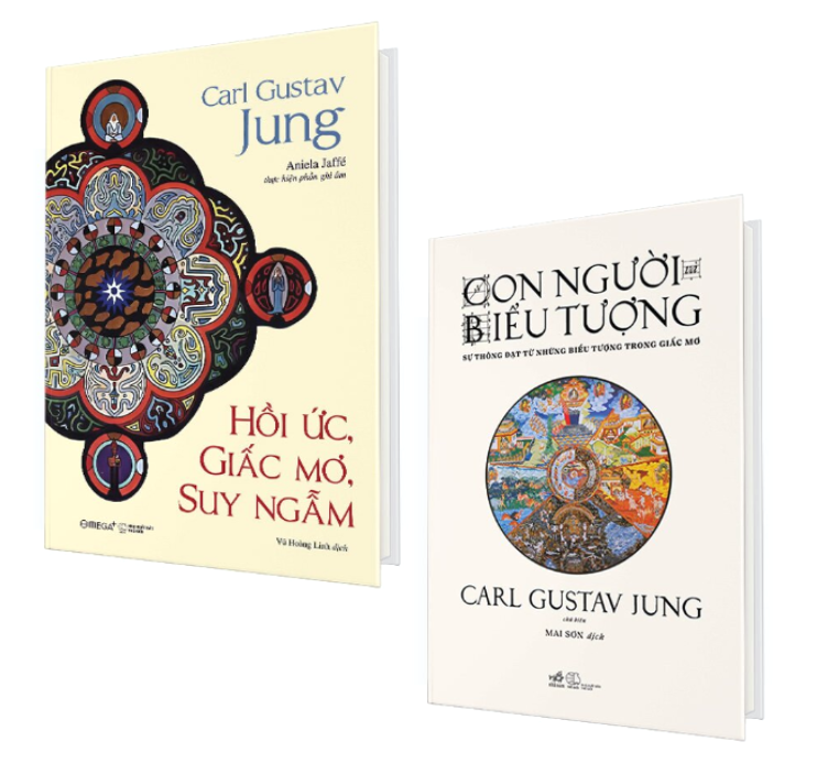 Combo (2 Cuốn Sách) Con người và Biểu tượng + Hồi Ức, Giấc Mơ, Suy Ngẫm (Bìa Cứng) Carl Gustav Jung