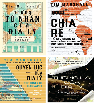 Combo (4 Cuốn Sách)Chia Rẽ + Những Tù Nhân Của Địa Lý + Quyền Lực Của Địa Lý + Tương Lai Của Địa Lý (Bìa Cứng) Tim Marshall