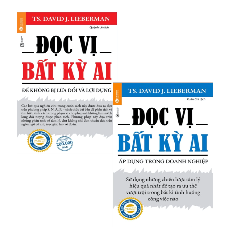 Bộ Đọc Vị Bất Kỳ Ai (2 Cuốn) - TS. David J. Lieberman