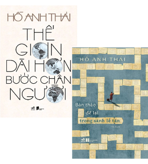 Combo (2 Cuốn Sách) Thế Gian Dài Hơn Bước Chân Người + Bản Thảo Để Lại Trong Sảnh Lễ Tân (Hồ Anh Thái)