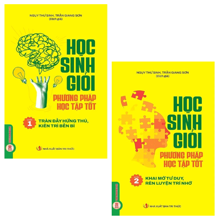 Combo (2 Cuốn Sách) Học Sinh Giỏi, Phương Pháp Học Tập Tốt (Quyển 1, 2) Ngụy Thư Sinh