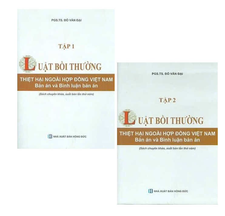 Combo (2 cuốn sách) Luật Bồi Thường Thiệt Hại Ngoài Hợp Đồng Việt Nam - Bản Án Và Bình Luận Bản Án (sách chuyên khảo) - GS.TS Đỗ Văn Đại