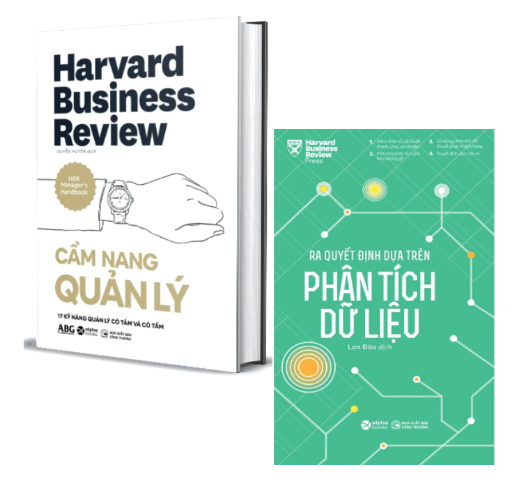 Combo (2 Cuốn Sách) HBR Manager's Handbook - Cẩm Nang Quản Lý + Ra Quyết Định Dựa Trên Phân Tích Dữ Liệu ( Harvard Business Review)