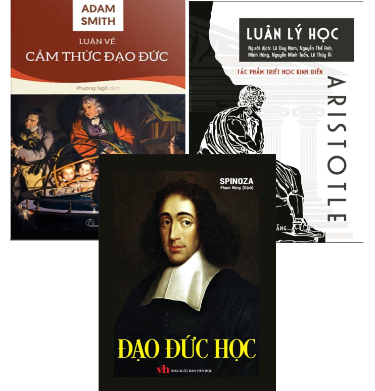 Combo (3 Cuốn Sách) Luân Lý Học + Đạo Đức Học + Luận Về Cảm Thức Đạo Đức (Bìa Cứng)