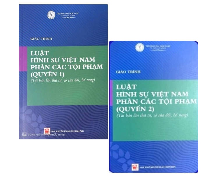 Giáo trình Luật Hình sự Việt Nam: phần các tội phạm (Quyển 1, 2) Đại học Luật TP. HCM
