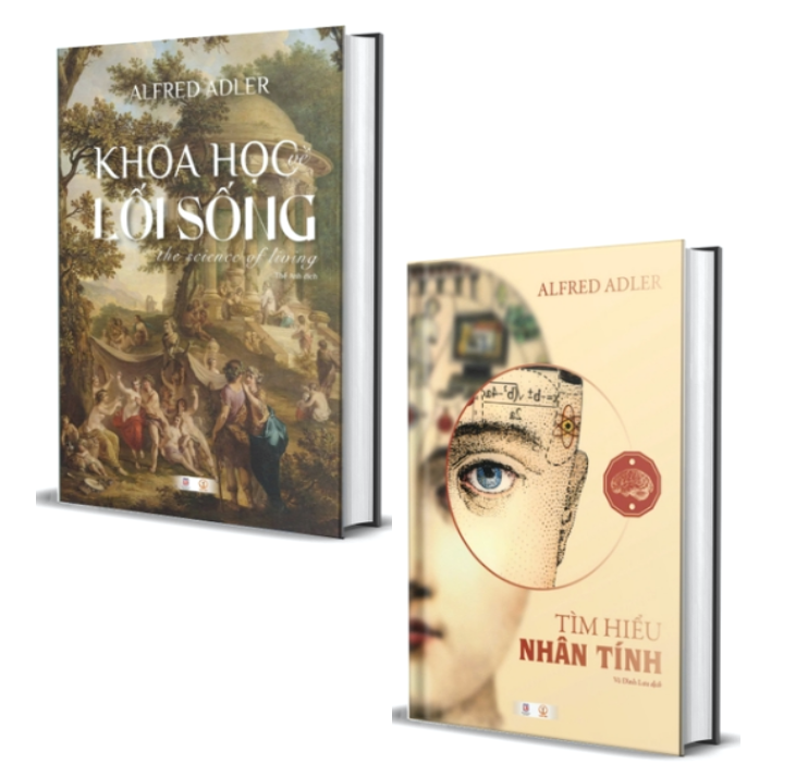 Combo (2 Cuốn Sách) Khoa Học Về Lối Sống + Tìm Hiểu Nhân Tính (Bìa Cứng) Alfred Adler