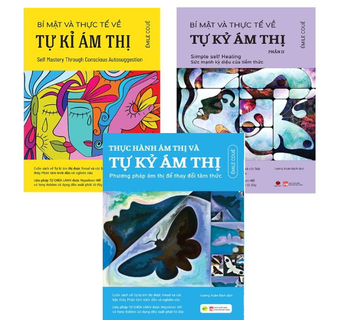 Combo 3 Cuốn Sách Tự Kỷ Ám Thị - Émily Coué