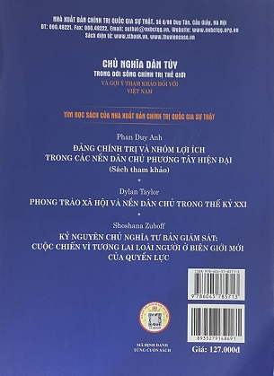 Sách Chủ Nghĩa Dân Túy Trong Đời Sống Chính Trị Thế Giới Và Gợi Ý Tham Khảo Đối Với Việt Nam - TS. Phùng Chí Kiên