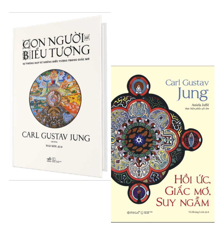 Combo ( 2 Cuốn Sách) Con người và Biểu tượng + Hồi Ức, Giấc Mơ, Suy Ngẫm (Carl Gustav Jung)