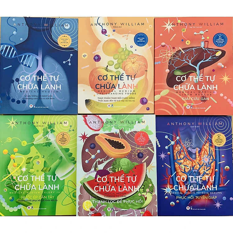 Cơ Thể Tự Chữa Lành (Bộ 8 Cuốn) Anthony William
