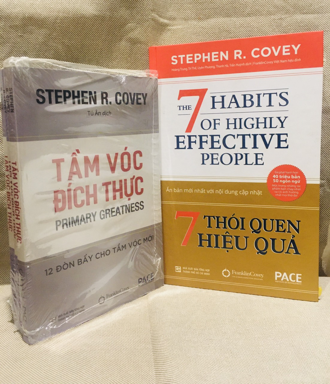 Combo 2 cuốn: Tầm Vóc Đích Thực + 7 Thói Quen Hiệu Quả - Stephen R. Covey