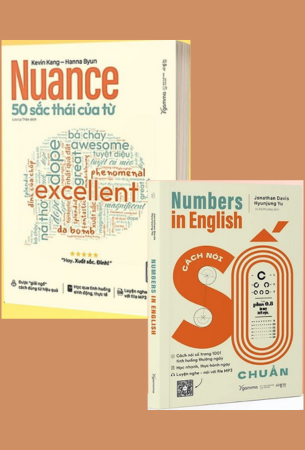 Combo 2 Cuốn Sách Nuance - 50 Sắc Thái Của Từ + Number In English - Cách Nói Số Chuẩn Trong 1001 Tình Huống Thường Ngày - Kevin Kang, Hanna Byun, Jonathan Davis, Hyunjung Yu