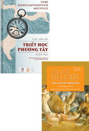 Combo 2 Cuốn Sách Học Thuyết Bergson + Các vấn đề triết học phương Tây hiện đại - Gilles Deleuze, Y.K.Melville