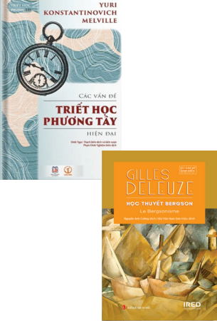 Combo 2 Cuốn Sách Học Thuyết Bergson + Các vấn đề triết học phương Tây hiện đại - Gilles Deleuze, Y.K.Melville