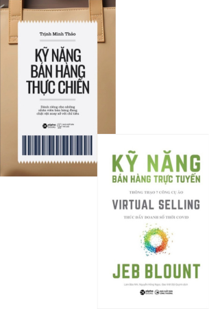 Combo 2 Cuốn Sách Kỹ Năng Bán Hàng Thực Chiến + Kỹ Năng Bán Hàng Trực Tuyến - Trịnh Minh Thảo,