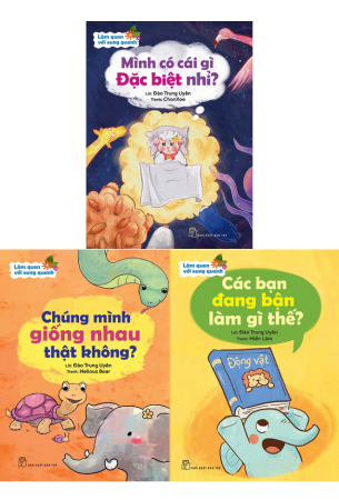 Bộ Sách 3 Cuốn Làm Quen Với Xung Quanh - Đào Trung Uyên