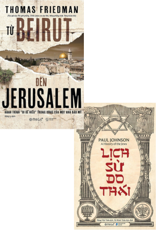 Combo 2 Cuốn Sách Từ Beirut Đến Jerusalem + Lịch sử Do Thái - Thomas Friedman, Paul Johnson
