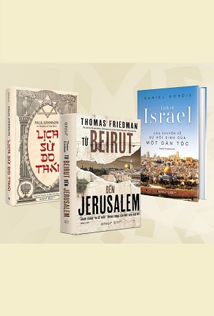 Combo 3 Cuốn Sách Từ Beirut Đến Jerusalem + Lịch Sử Israel + Lịch sử Do Thái - Thomas Friedman, Daniel Gordis, Paul Johnson