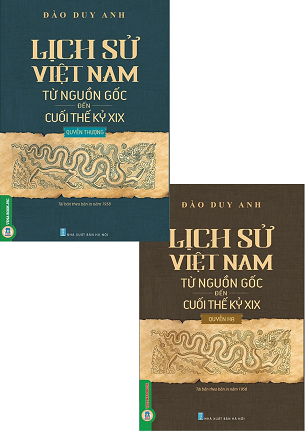 Combo 2 Cuốn Lịch Sử Việt Nam Nguồn Gốc Đến Cuối Thế Kỷ XIX Đào Duy Anh