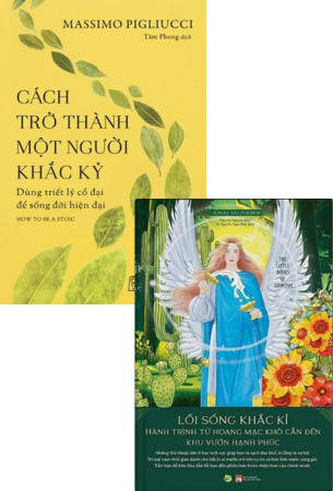 Combo 2 Cuốn Sách Cách Trở Thành Một Người Khắc Kỷ + Lối Sống Khắc Kỉ - Massimo Pigliucci, Jonas Salzgeber