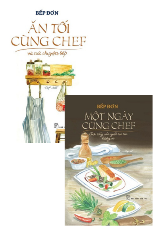 Combo 2 Cuốn Sách Ăn Tối Cùng Chef Và Nói Chuyện Bếp + Một Ngày Cùng Chef - Cuộc Sống Của Người Tạo Ra Hương Vị - Bếp Đơn