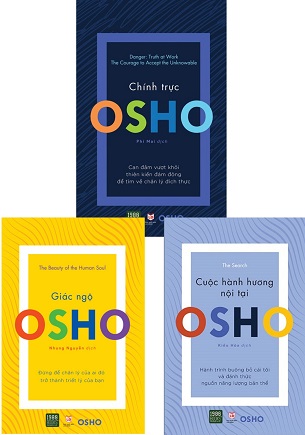 Combo 5 quyển OSHO: Chính Trực - Giác Ngộ - Cuộc Hành Hương Nội Tại - Tự Tôn - Tâm Trí tỉnh thức