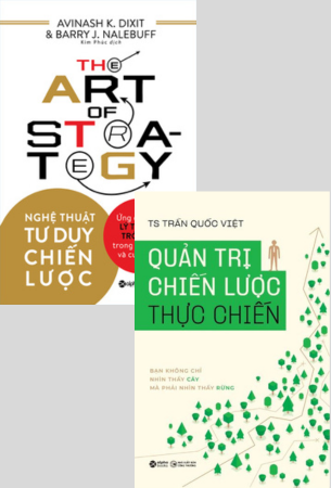 Combo 2 Cuốn Sách Nghệ Thuật Tư Duy Chiến Lược + Quản Trị Chiến Lược Thực Chiến - Bạn Không Chỉ Nhìn Thấy Cây Mà Phải Nhìn Thấy Rừng