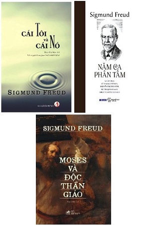 Combo Cái Tôi Và Cái Nó + Năm Ca Phân Tâm + Moses Và Độc Thần Giáo (3 cuốn) - Sigmund Freud