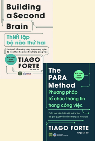 Combo 2 Cuốn Sách Building A Second Brain - Thiết Lập Bộ Não Thứ 2 + The PARA Method - Phương Pháp Tổ Chức Thông Tin Trong Công Việc - Tiago Forte