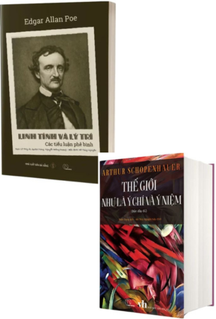 Combo 2 Cuốn Sách Linh tính và lý trí + Thế giới như là ý chí và ý niệm (bản đầy đủ) - Edgar Allan Poe, Arthur Schopenhauer