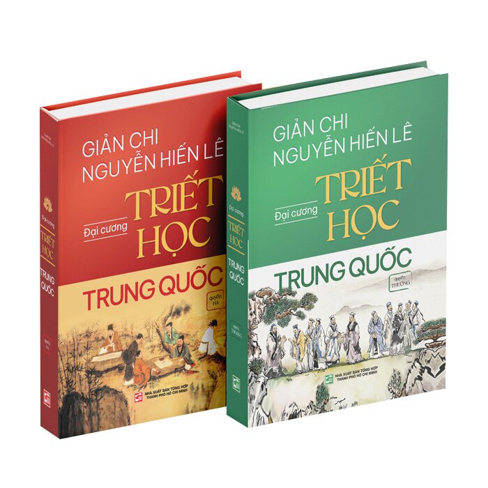 Đại cương Triết học Trung Quốc (Boxset 2 cuốn: Quyển Thượng, Quyển Hạ) Giản Chi, Nguyễn Hiến Lê