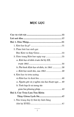 Giáo Trình Dẫn Nhập Kitô Học - Lm Phanxicô Xaviê Nguyễn Hai Tính, S.J