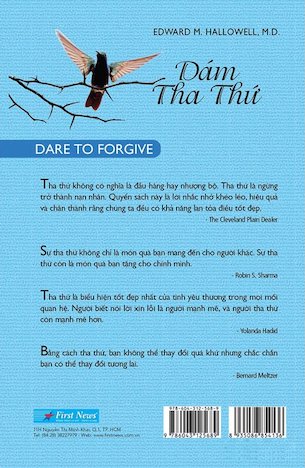 Dare To Forgive - Dám Tha Thứ - Edward M.Hallowell