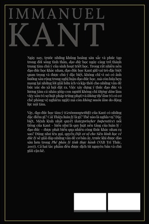 Immanuel Kant - Đặt Cơ Sở Cho Siêu Hình Học Về Đức Lý (Bùi Văn Nam Sơn dịch)