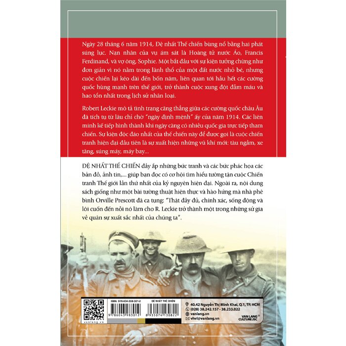 Combo (2 Cuốn Sách) Đệ Nhất Thế Chiến - World War I (1914-1918) + Đệ Nhị Thế Chiến - World War II (1939-1945) của tác giả Robert Leckie, Abraham Rothberg